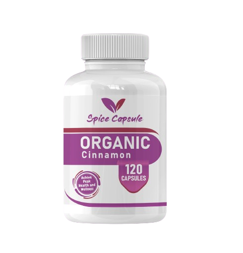 Organic CINNAMON Capsules - 120 Capsules