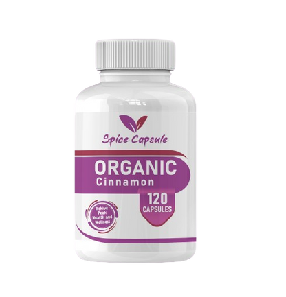 Organic CINNAMON Capsules - 120 Capsules