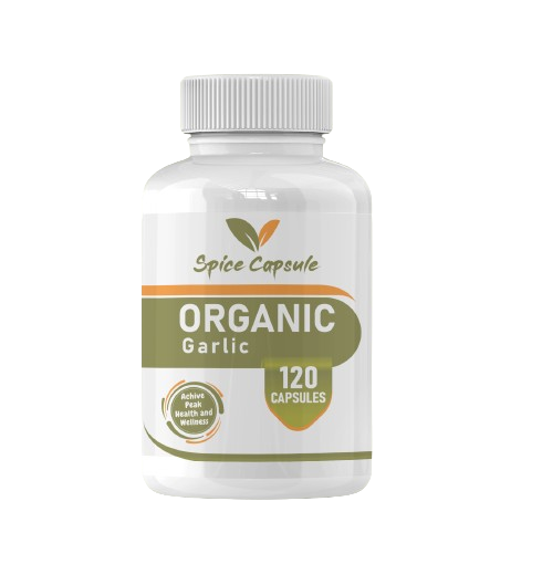 Organic GARLIC Capsules - 120 Capsules