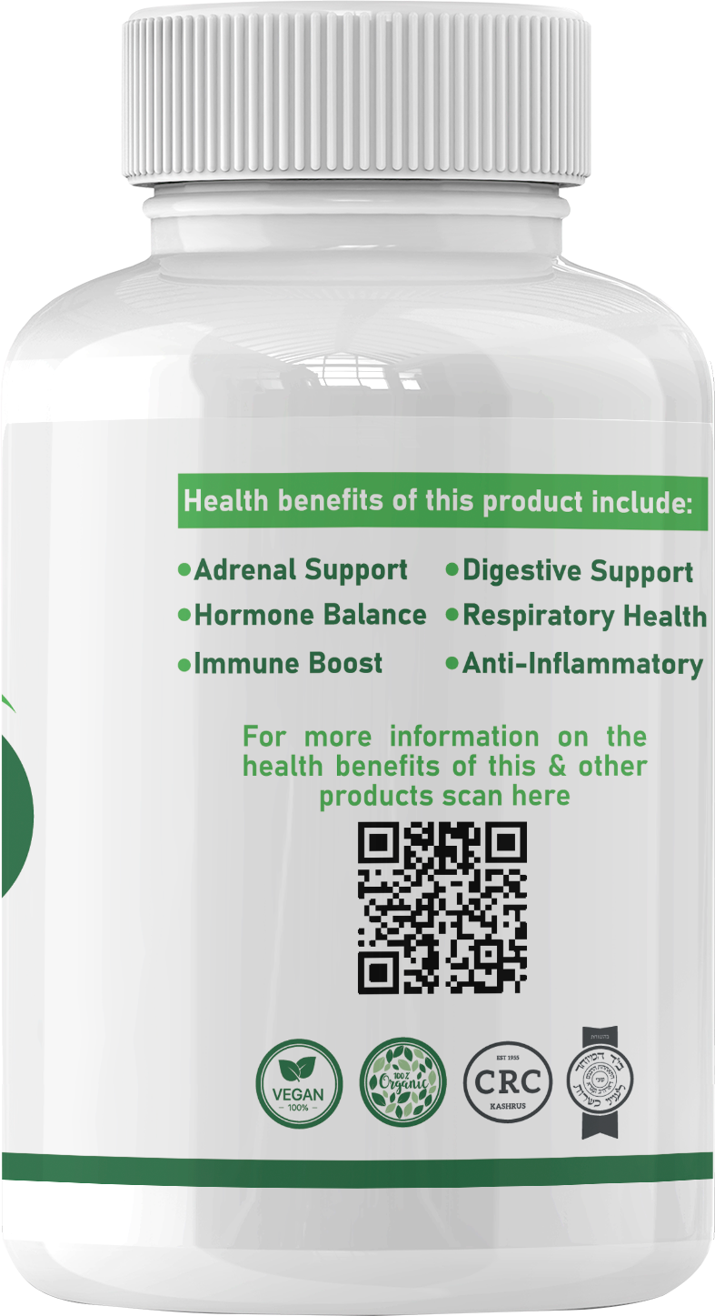 Organic LICORICE ROOT Capsules - 120 Capsules