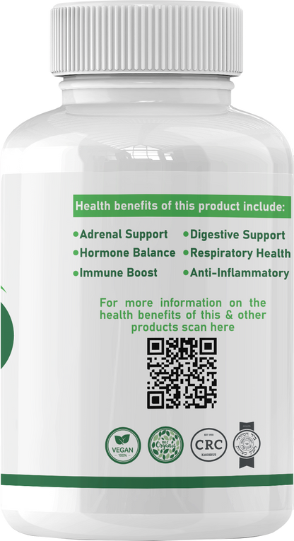 Organic LICORICE ROOT Capsules - 120 Capsules